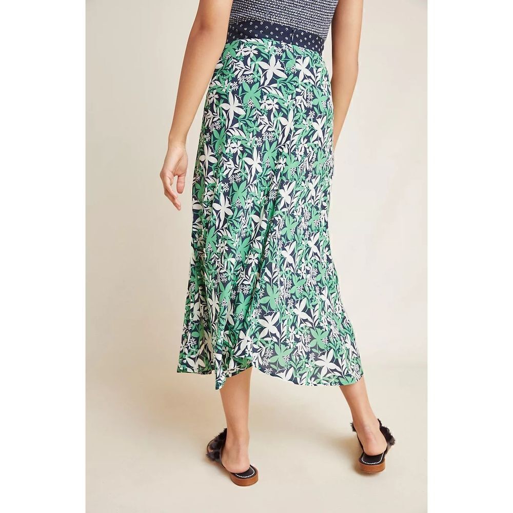 New Anthropologie x Velvet Susannah Wrap Midi Skirt Size XS - Picture 3 of 7